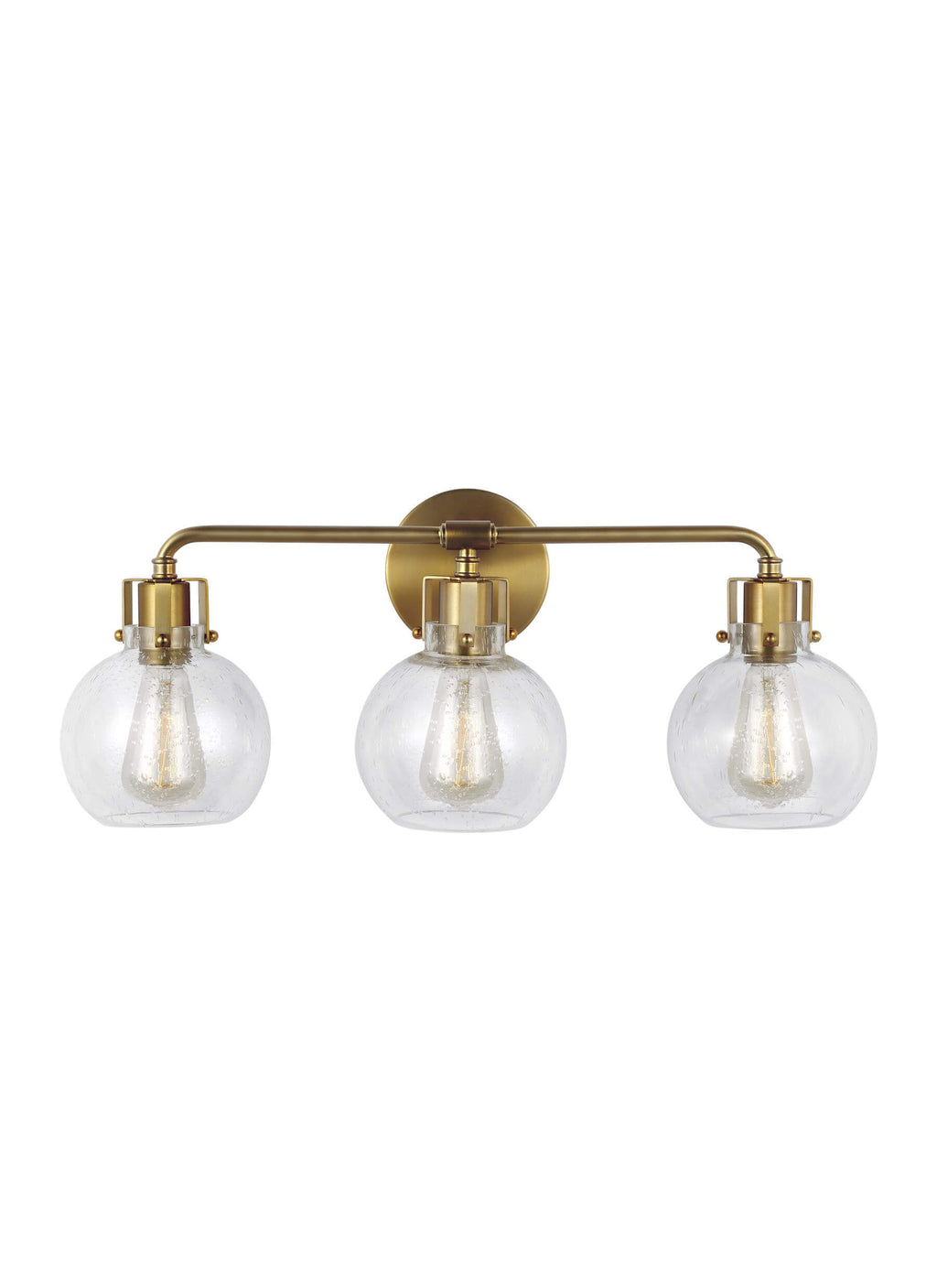 GENERATION LIGHTING  Clara 3 - Light Vanity Burnished Brass VS24403BBS