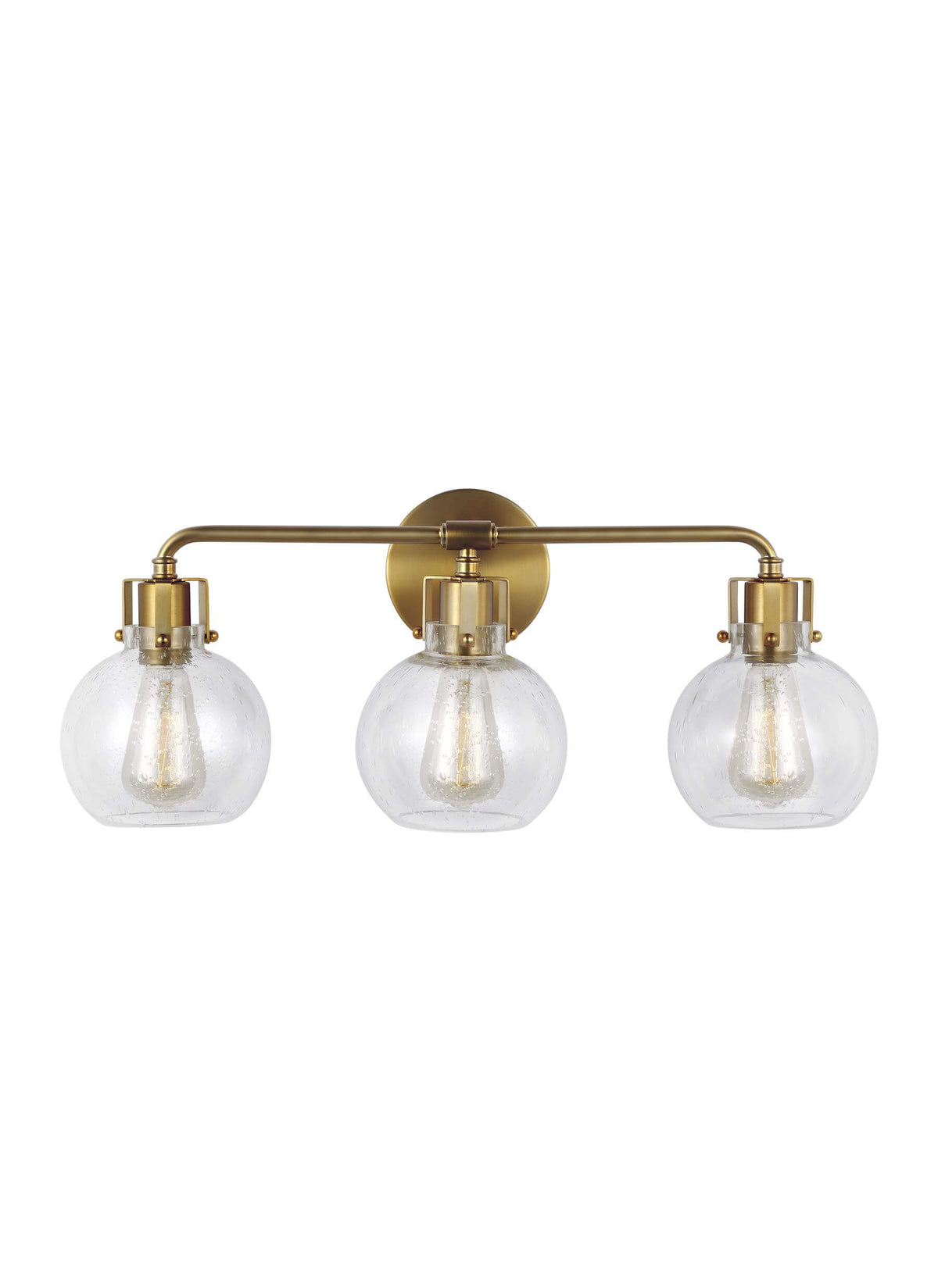 GENERATION LIGHTING  Clara 3 - Light Vanity Burnished Brass VS24403BBS