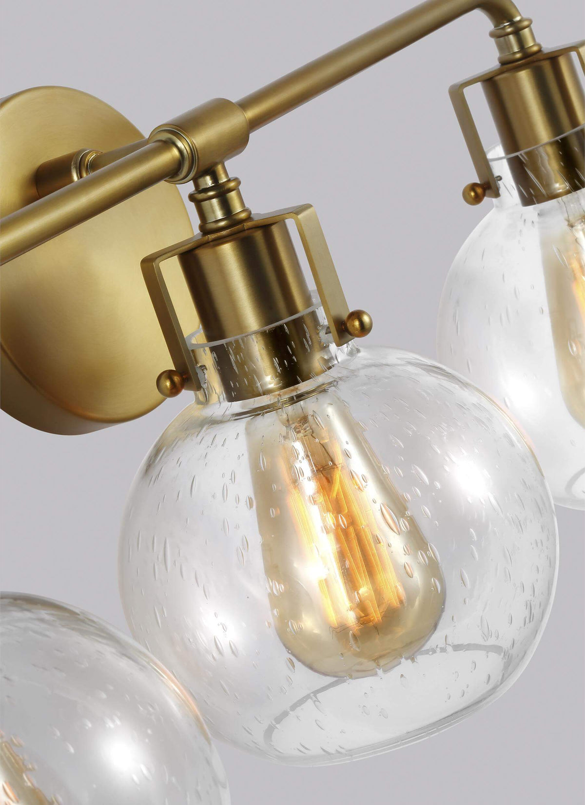 GENERATION LIGHTING  Clara 3 - Light Vanity Burnished Brass VS24403BBS