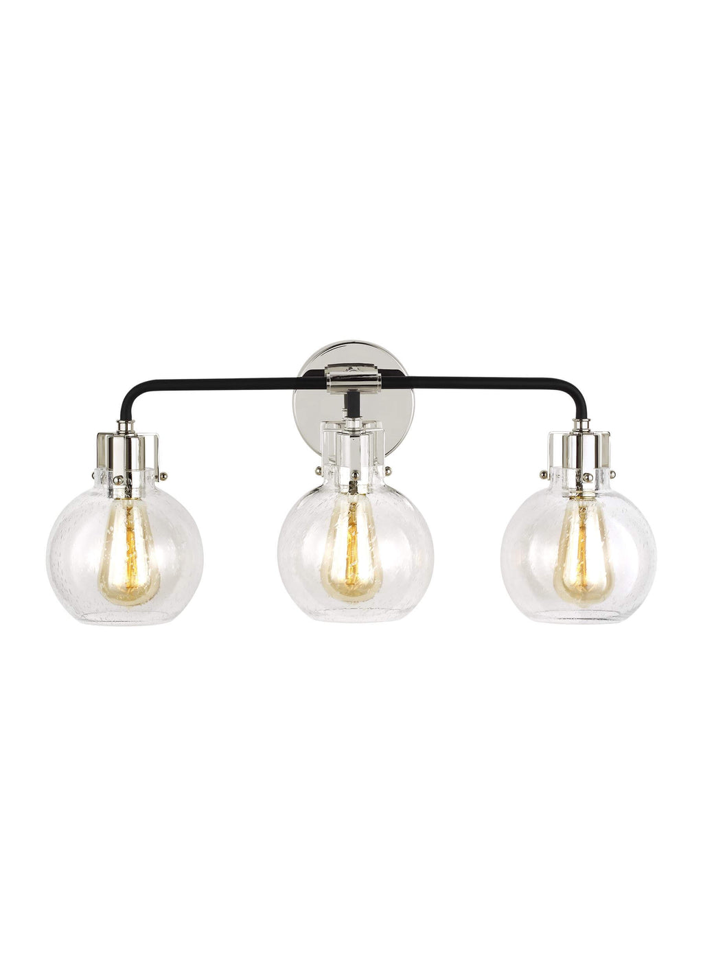 GENERATION LIGHTING Clara 3 - Light Vanity Polished Nickel VS24403PN/TXB