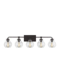 GENERATION LIGHTING Clara 5 - Light Vanity Oil Rubbed Bronze VS24405ORB