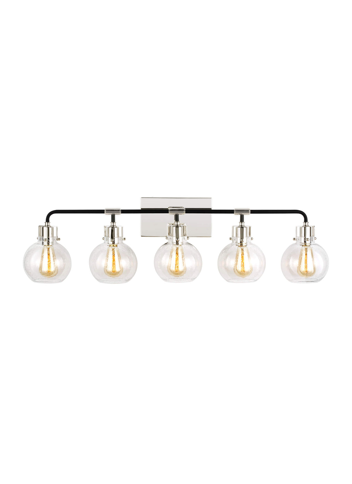 GENERATION LIGHTING Clara 5 - Light Vanity Polished Nickel VS24405PN/TXB