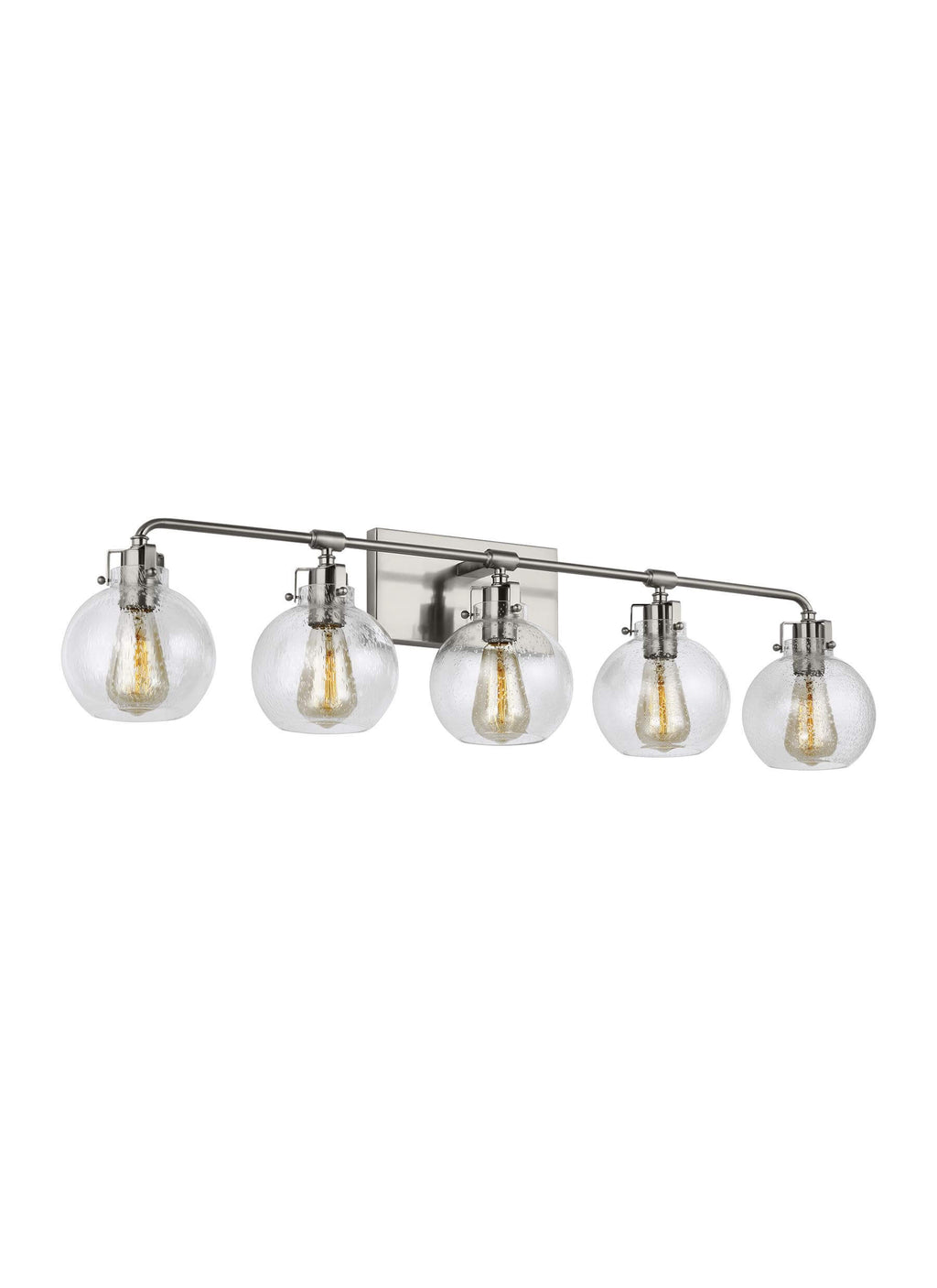 GENERATION LIGHTING  Clara 5 - Light Vanity Satin Nickel VS24405SN