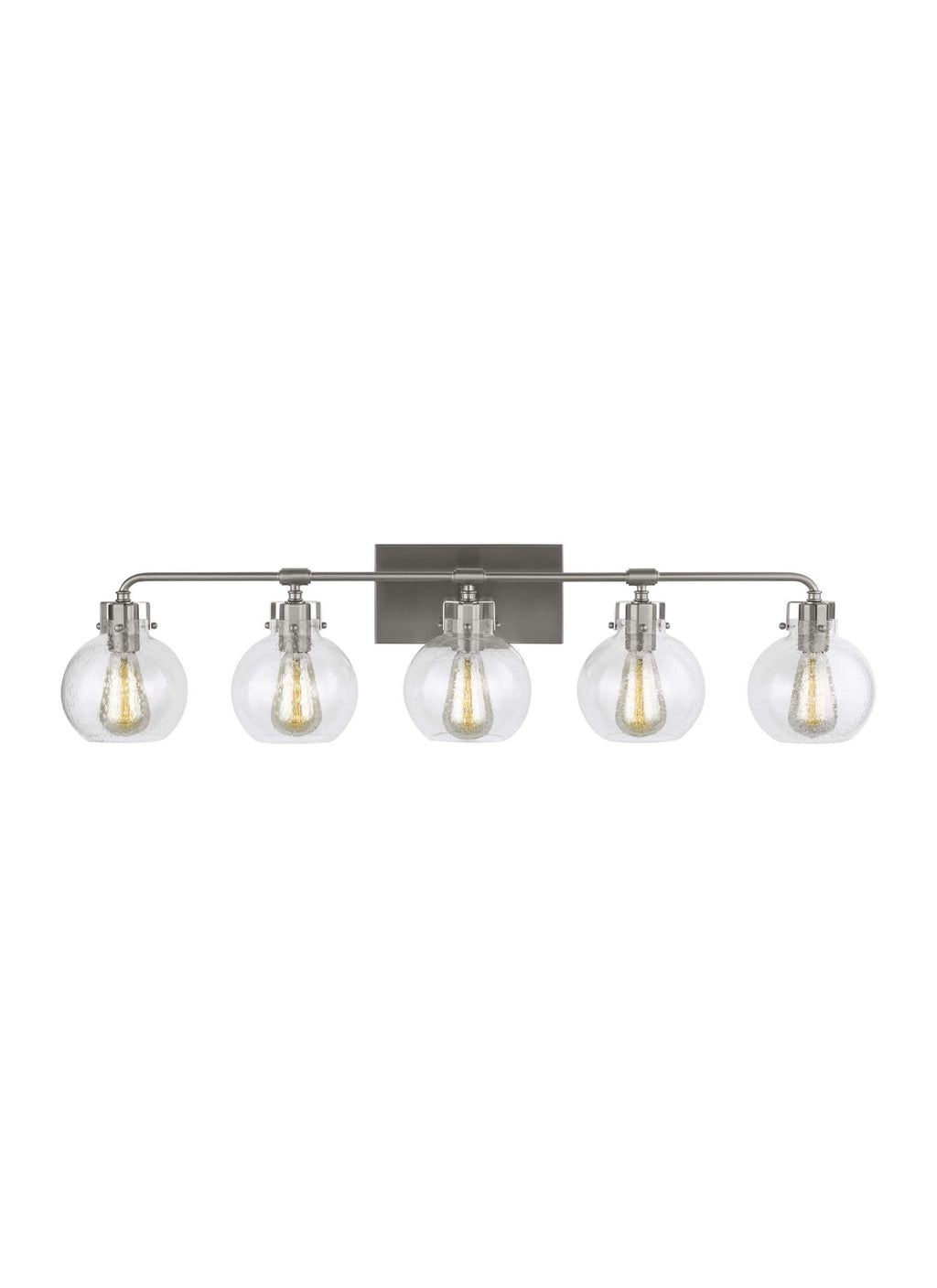 GENERATION LIGHTING  Clara 5 - Light Vanity Satin Nickel VS24405SN