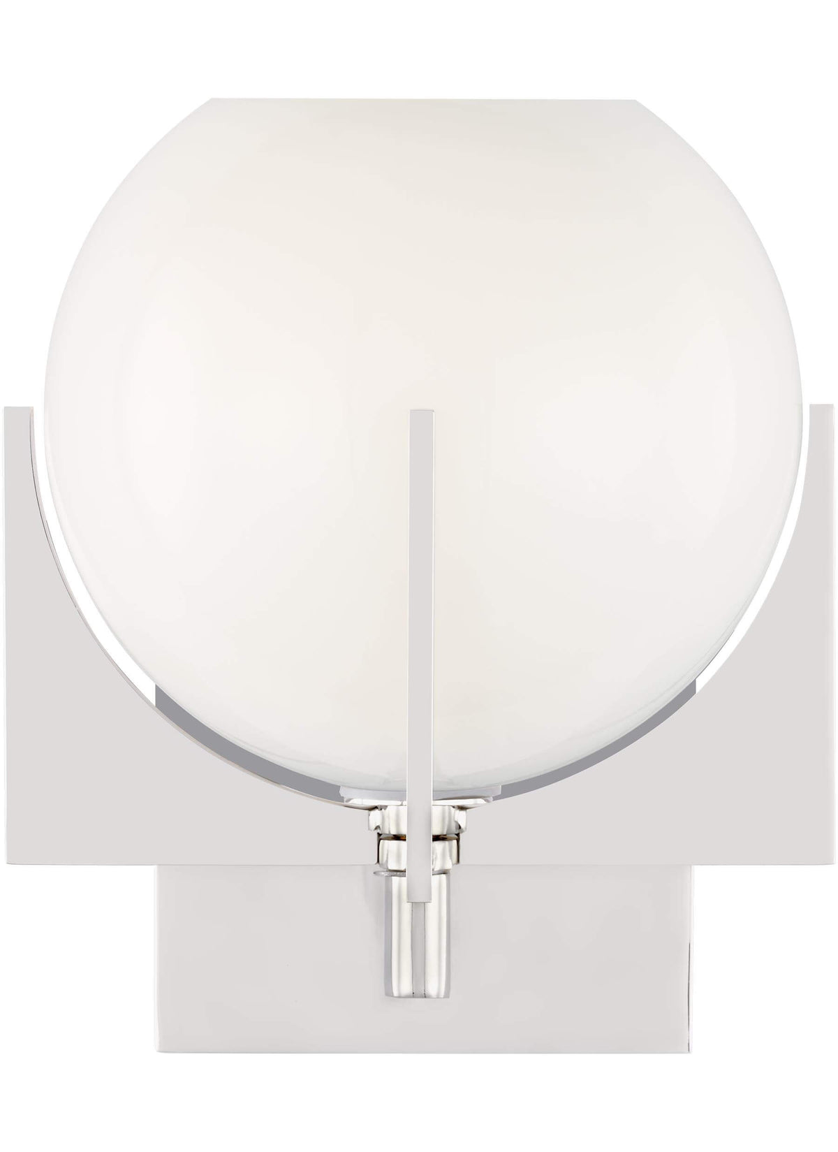 GENERATION LIGHTING Abbott 1 Light Sconce Polished Nickel VS2461PN