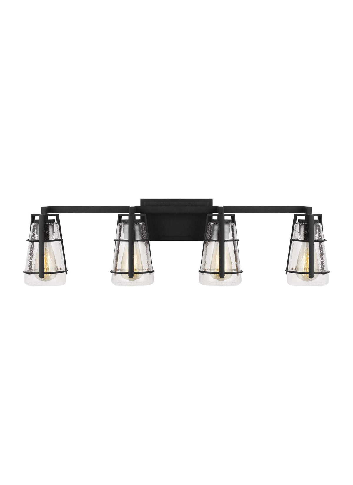 GENERATION LIGHTING Adelaide 4 Light Vanity Midnight Black VS2474MBK