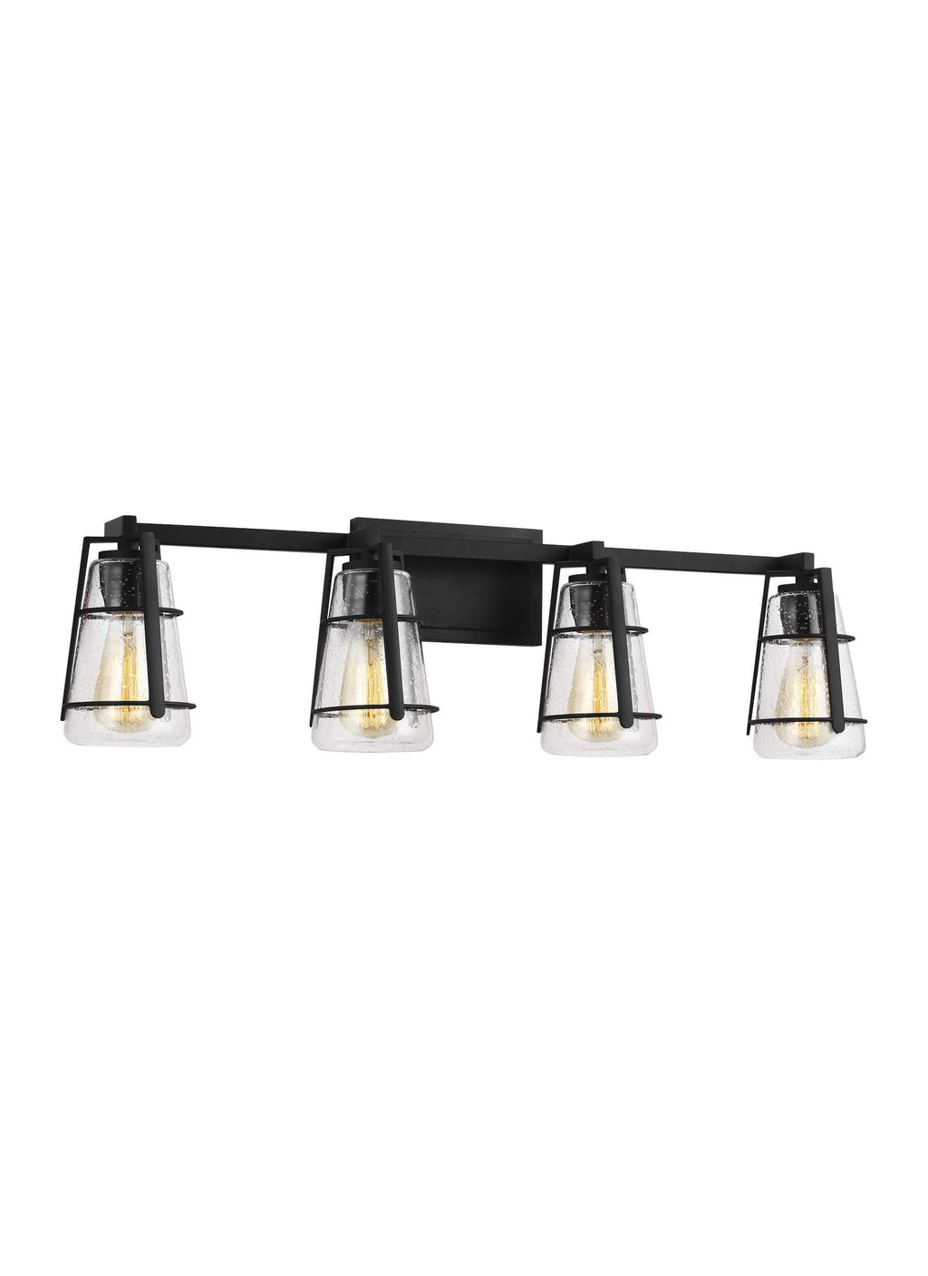 GENERATION LIGHTING Adelaide 4 Light Vanity Midnight Black VS2474MBK