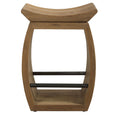 Uttermost Connor Modern Wood Counter Stool 24988