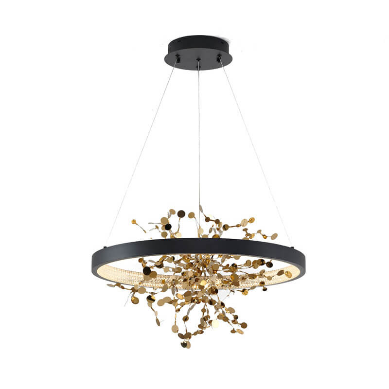 BETHEL CONFETTI  LED CHANDELIER BLACK GL351C24B-2
