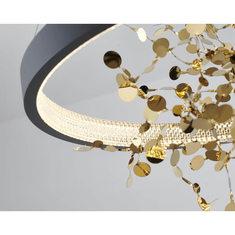 BETHEL CONFETTI  LED CHANDELIER BLACK GL351C24B-2