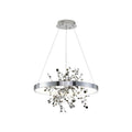 BETHEL CONFETTI  LED CHANDELIER CHROME GL351C24CH-2