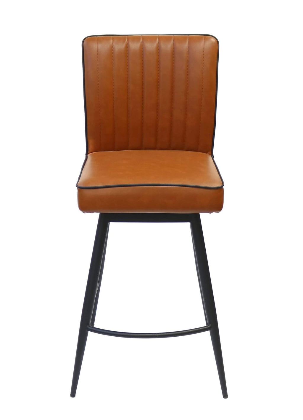 FURNISHINGS MATE GRETTA COUNTER STOOL COGNAC SET OF TWO CS 290-CN-MB