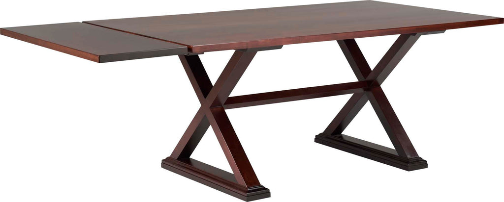 CARDINAL WOODCRAFT GROPIUS TABLE DOUBLE PEDESTAL