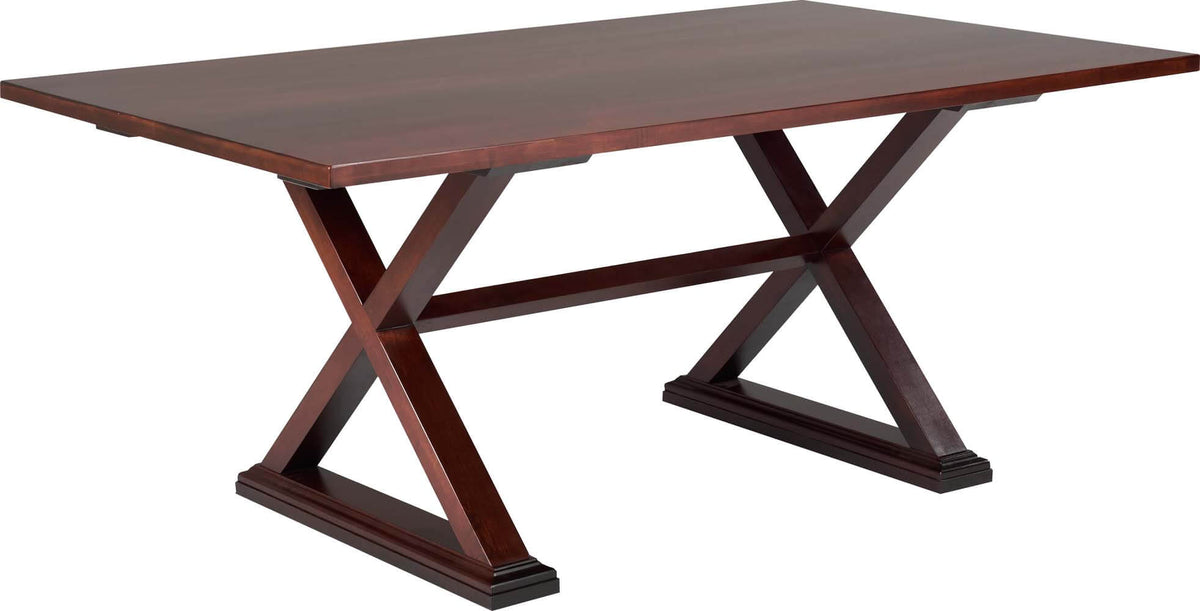 CARDINAL WOODCRAFT GROPIUS TABLE DOUBLE PEDESTAL