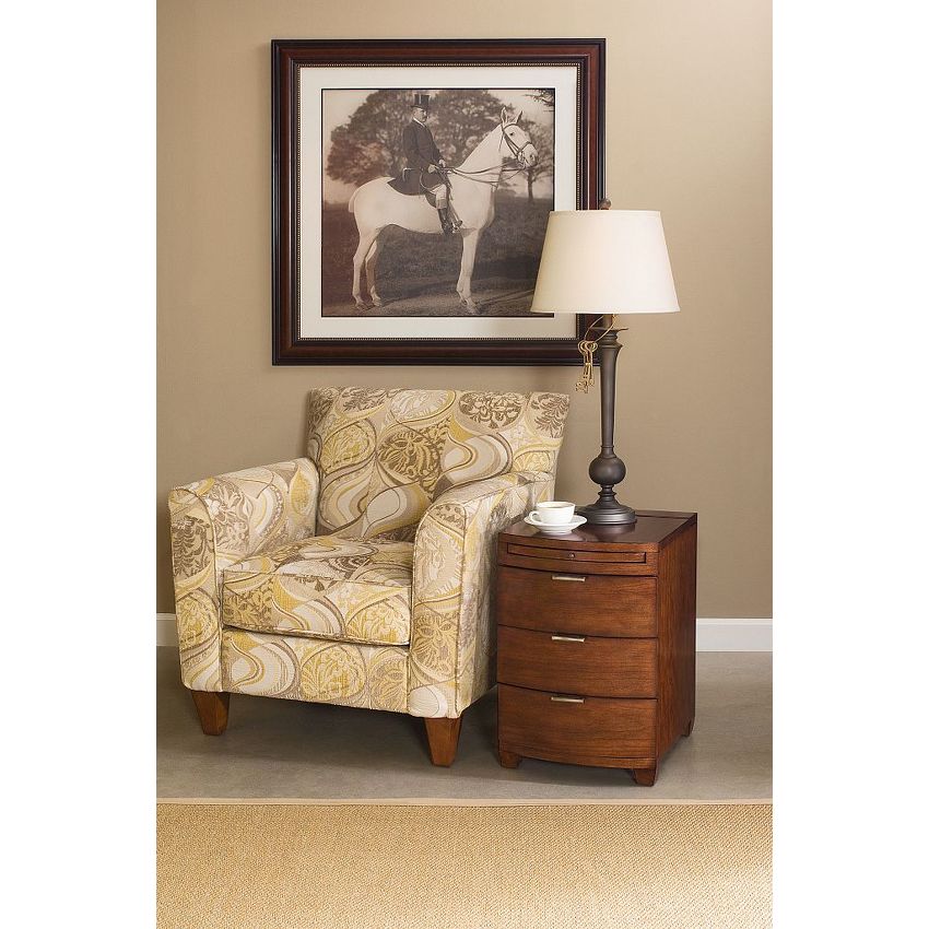HAMMARY BOWFRONT CHAIRSIDE TABLE 200019