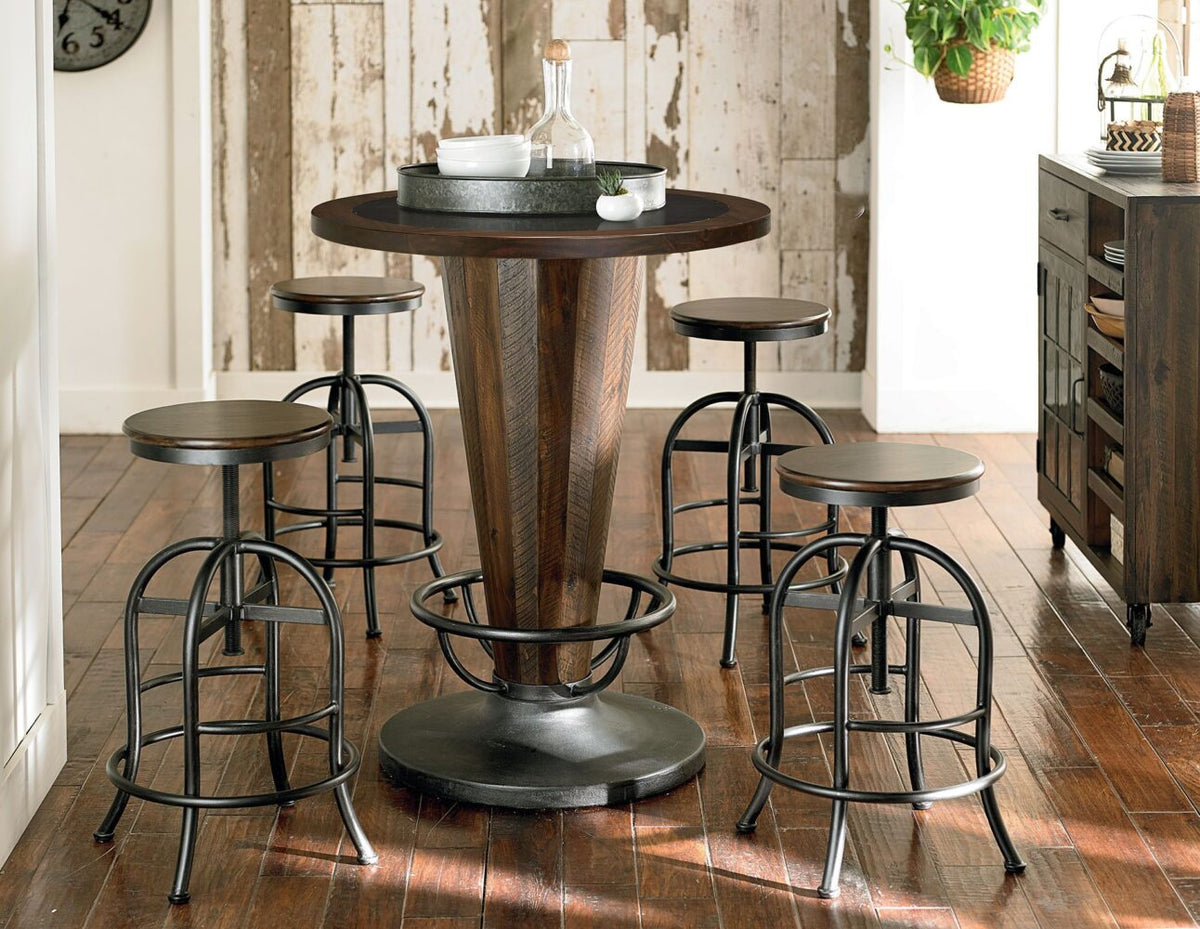 HAMMARY ADJUSTABLE HEIGHT PUB STOOL 090878
