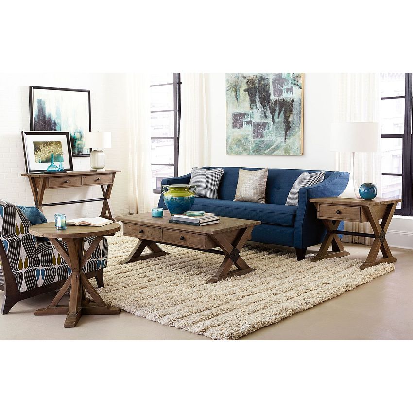 HAMMARY TRESTLE ROUND END TABLE 523918