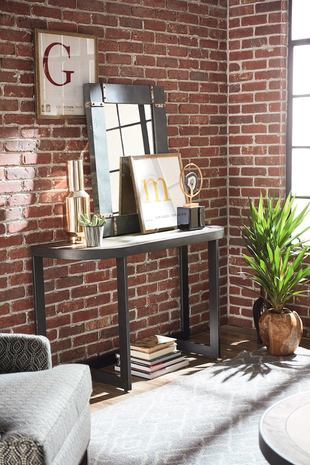 HAMMARY GRAYSTONE-HAMILTON SOFA TABLE 650-927