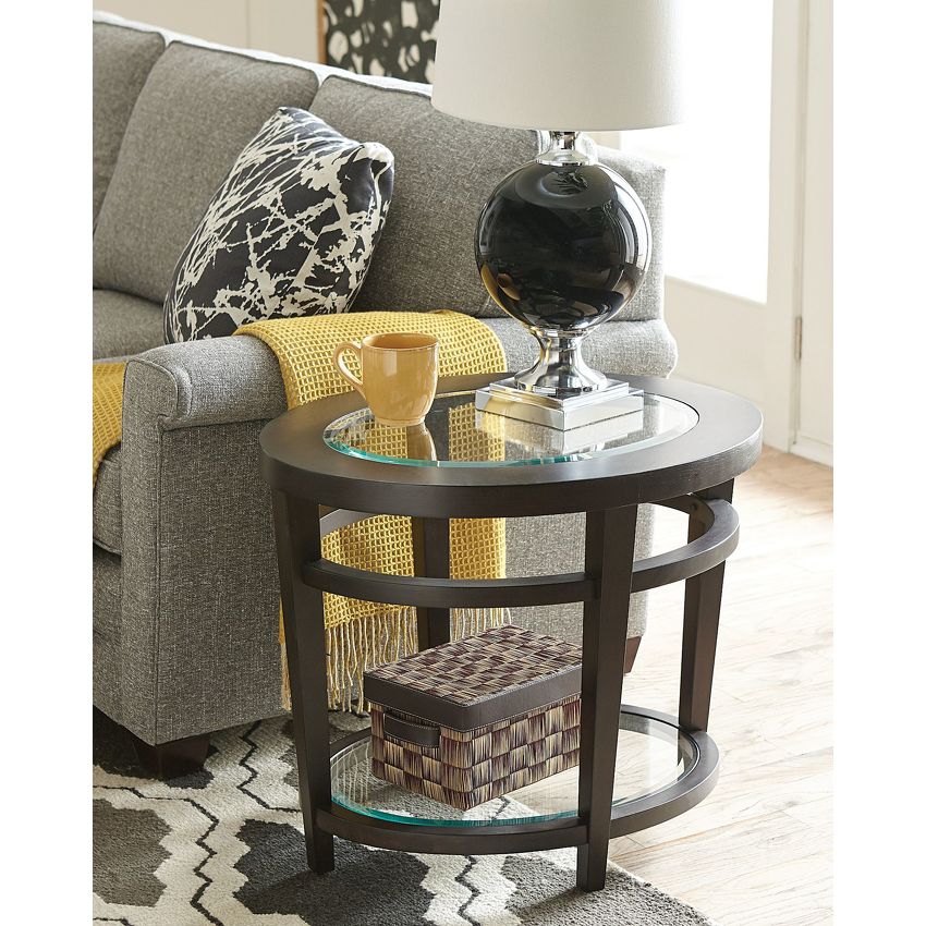 HAMMARY OVAL END TABLE 880918