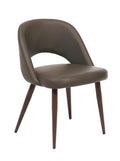 FURNISHINGS MATE HENRICK CHAIR GREY SET OF TWO DC T11-GR-BW