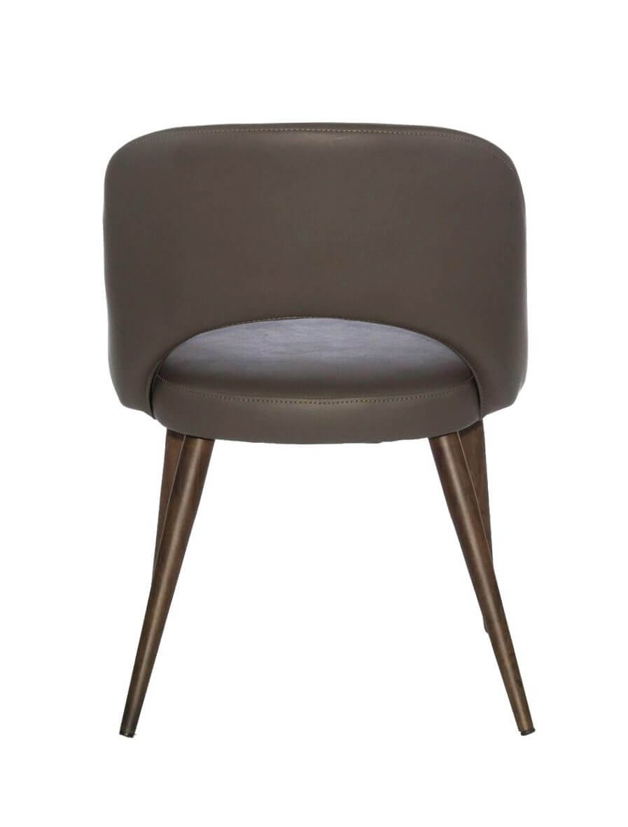 FURNISHINGS MATE HENRICK CHAIR GREY SET OF TWO DC T11-GR-BW