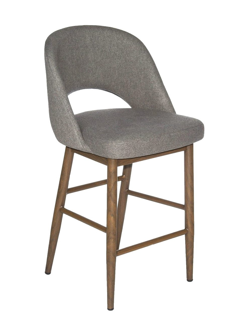 FURNISHINGS MATE HENRICK COUNTER STOOL SLATE SET OF TWO CS T11-SL-BW