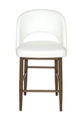 FURNISHINGS MATE HENRICK COUNTER STOOL WHITE SET OF TWO CS T11-WH-BW
