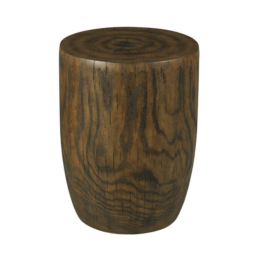 Hammary OAK GRAIN DRUM END TABLE 0901051