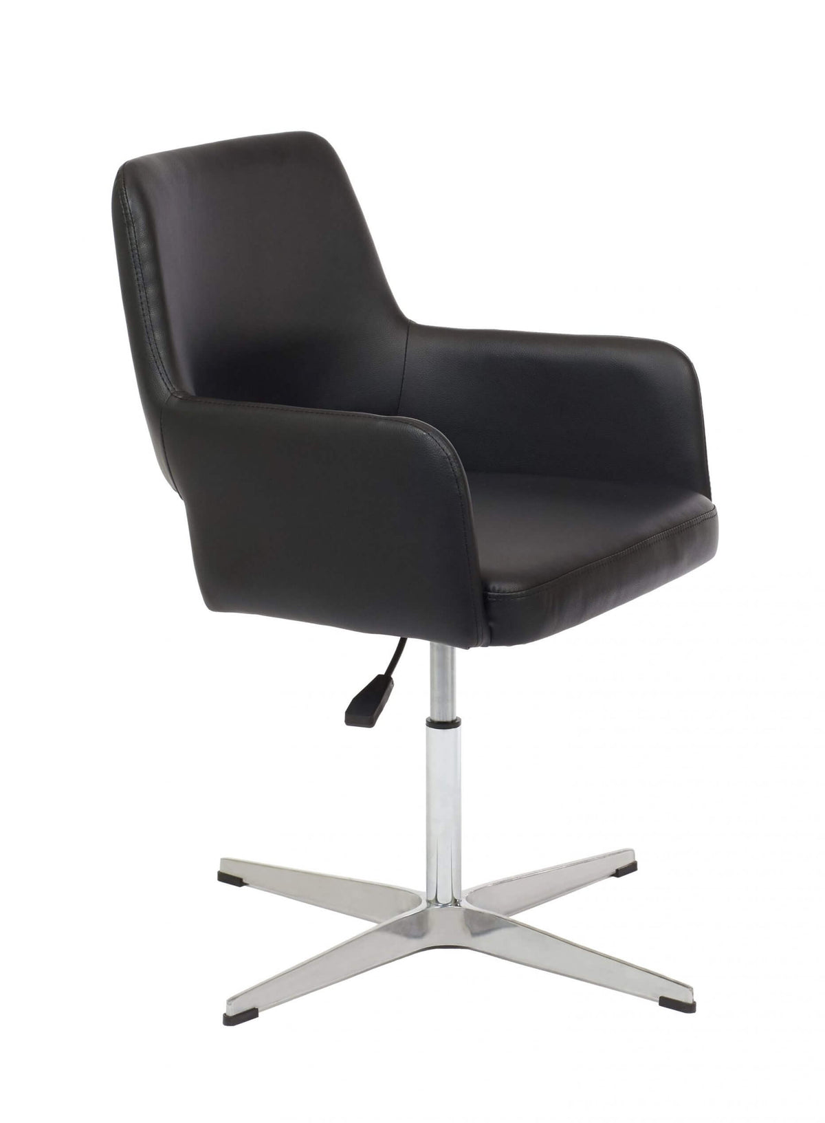 FURNISHINGS MATE ISAAC CHAIR BLACK SET OF TWO DC T16-BL-4S