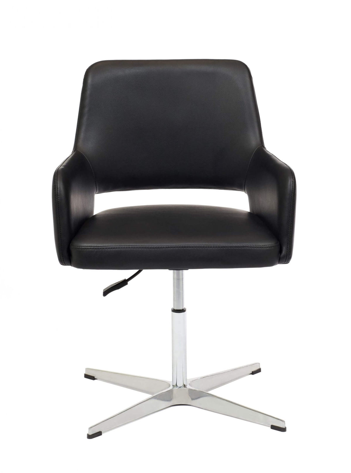 FURNISHINGS MATE ISAAC CHAIR BLACK SET OF TWO DC T16-BL-4S