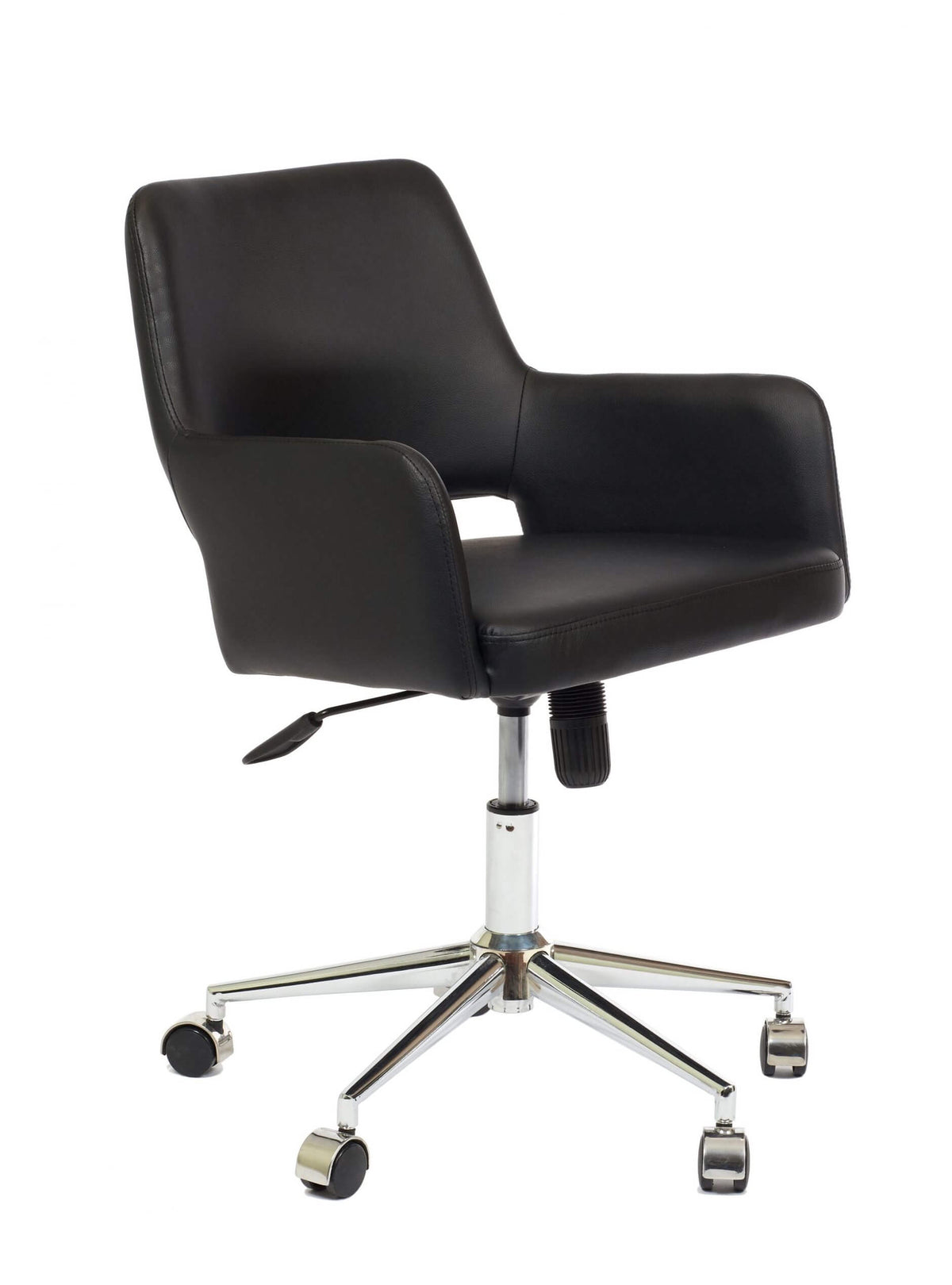 FURNISHINGS MATE ISAAC OFFICE CHAIR BLACK DC T16-BL-OC490