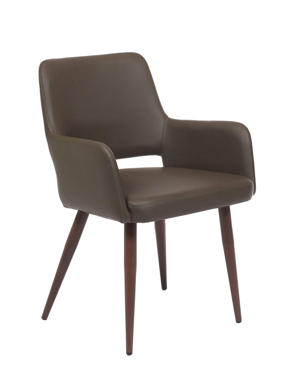 FURNISHINGS MATE ISAAC CHAIR GREY SET OF TWO DC T16-GR-BW