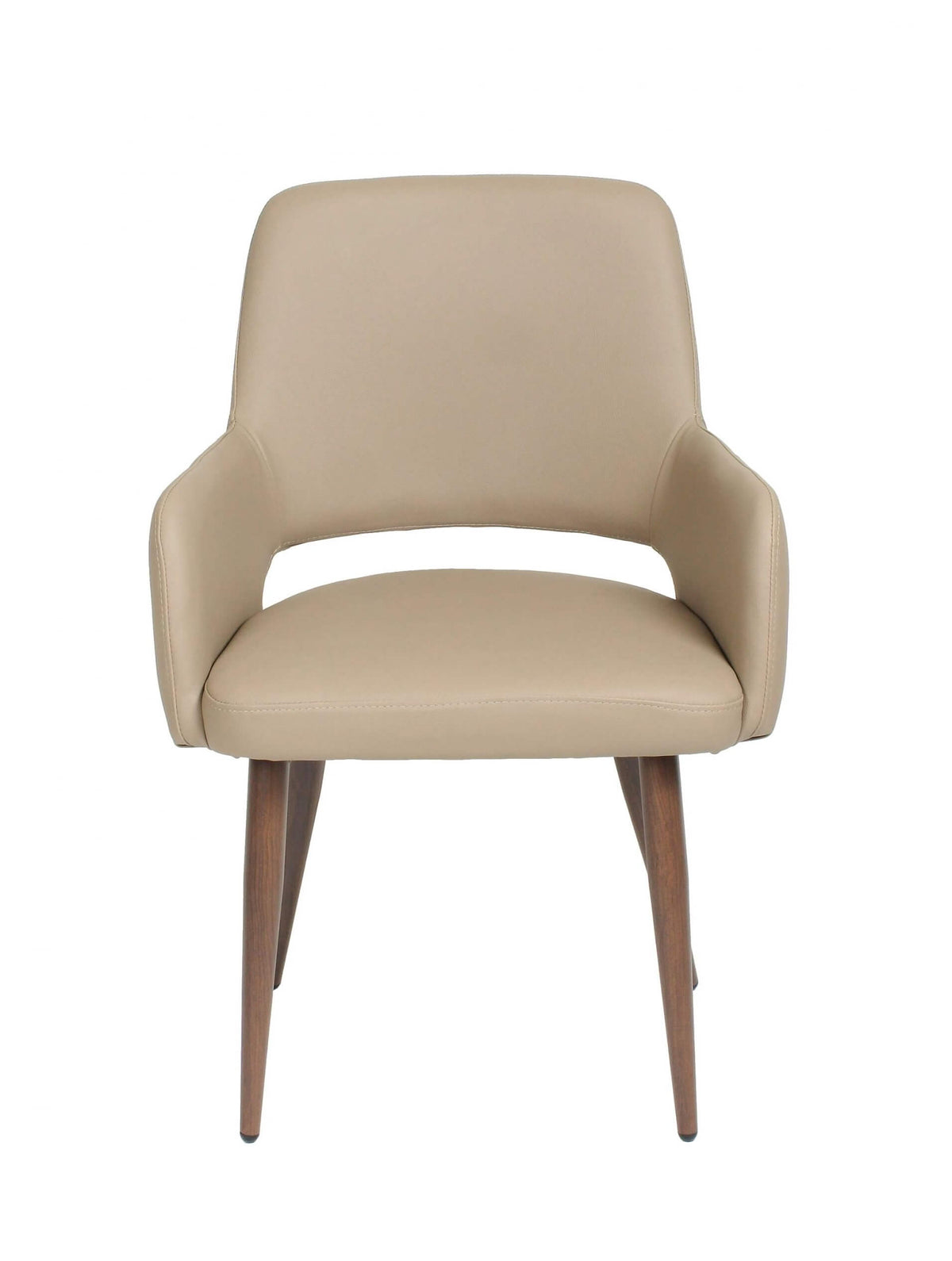 FURNISHINGS MATE ISAAC CHAIR TAUPE SET OF TWO DC T16-LT-BW