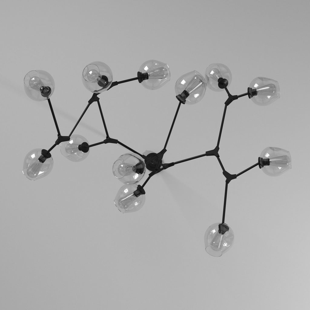 ARTCRAFT LIGHTING Organic Chandelier JA14022BK