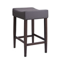 FURNISHINGS MATE JACK COUNTER STOOL GREY SET OF TWO CS 402-GR-BW