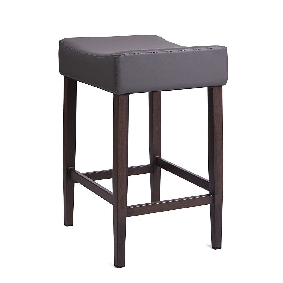 FURNISHINGS MATE JACK COUNTER STOOL GREY SET OF TWO CS 402-GR-BW