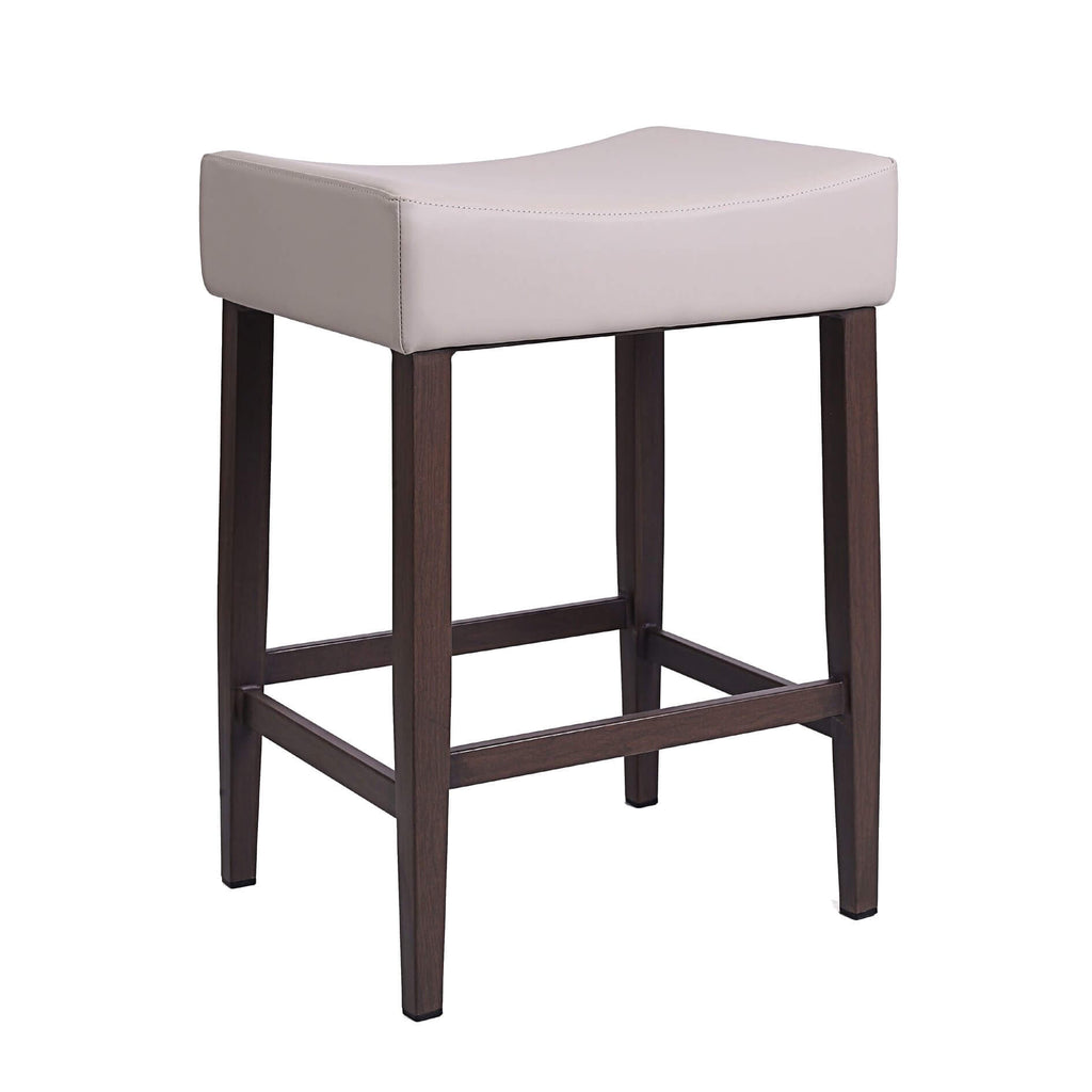 FURNISHINGS MATE JACK COUNTER STOOL OATMEAL SET OF TWO CS 402-OM-BW