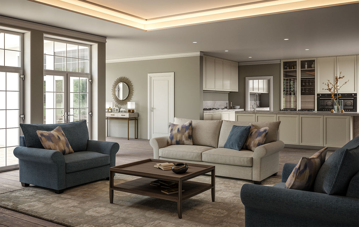 BRENTWOOD Jackson Fabric Sofa 1801-38