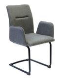 FURNISHINGS MATE JACOB CHAIR SLATE SET OF TWO DC 621-SL-CANTI