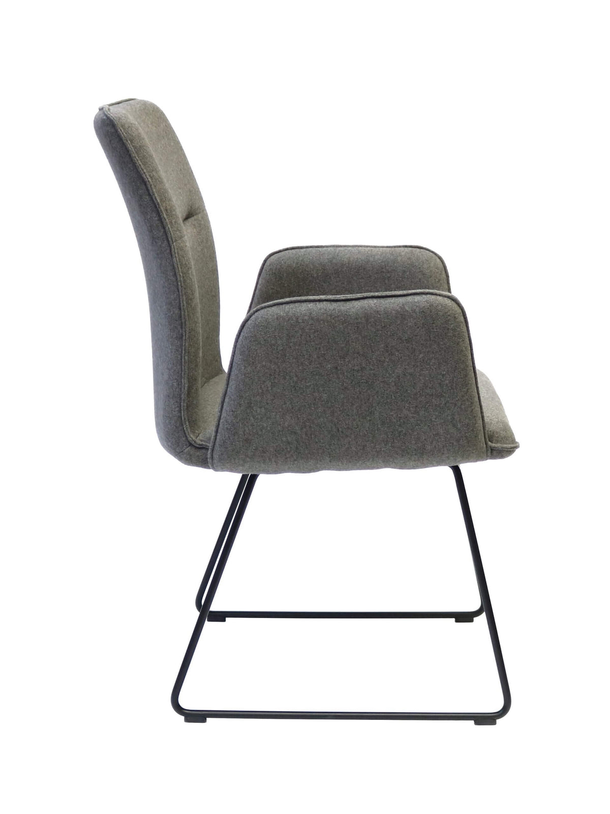 FURNISHINGS MATE JACOB CHAIR SLATE SET OF TWO DC 621-SL-SLED