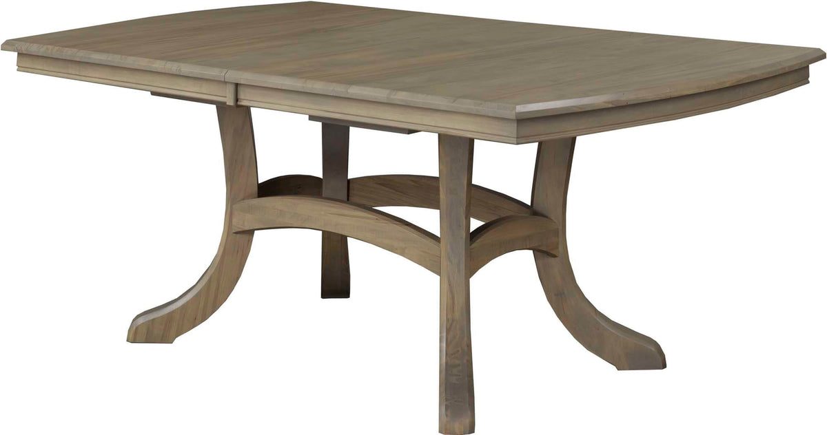 CARDINAL WOODCRAFT JORDAN DOUBLE PEDESTAL TABLE