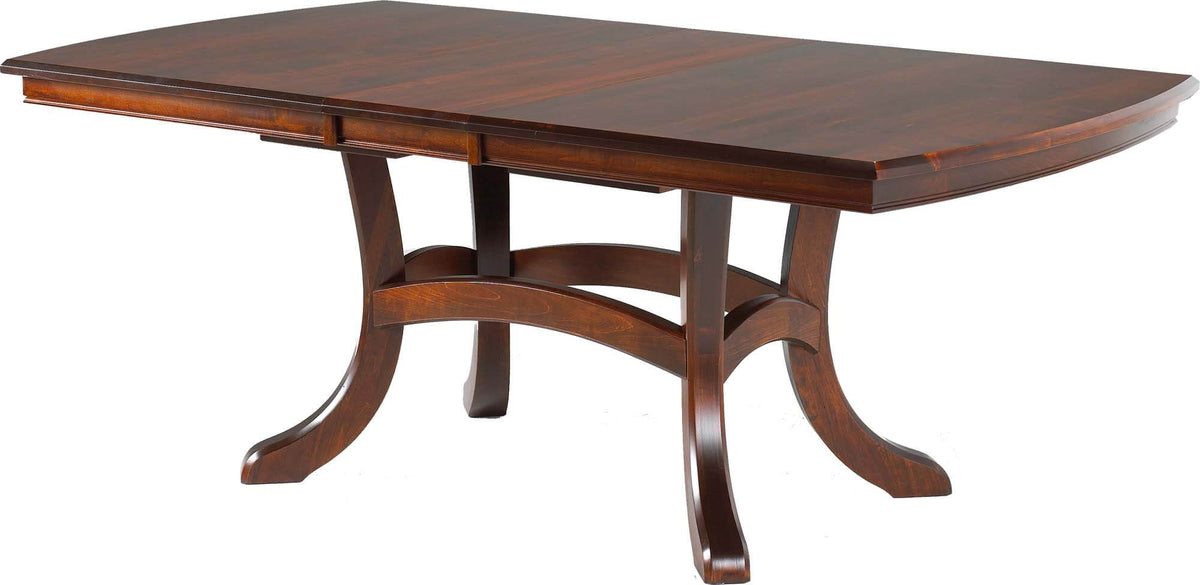 CARDINAL WOODCRAFT JORDAN DOUBLE PEDESTAL TABLE