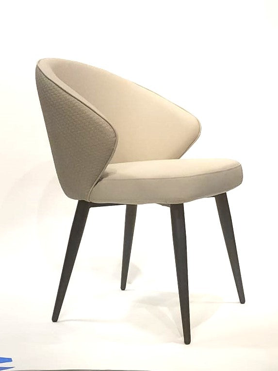 FURNISHINGS MATE JULIE CHAIR ECRU SET OF TWO DC 430-ECR