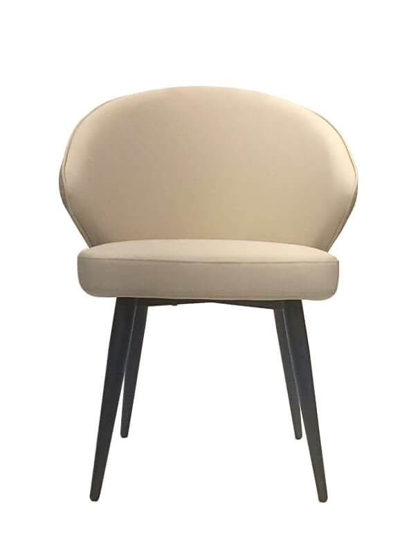 FURNISHINGS MATE JULIE CHAIR ECRU SET OF TWO DC 430-ECR