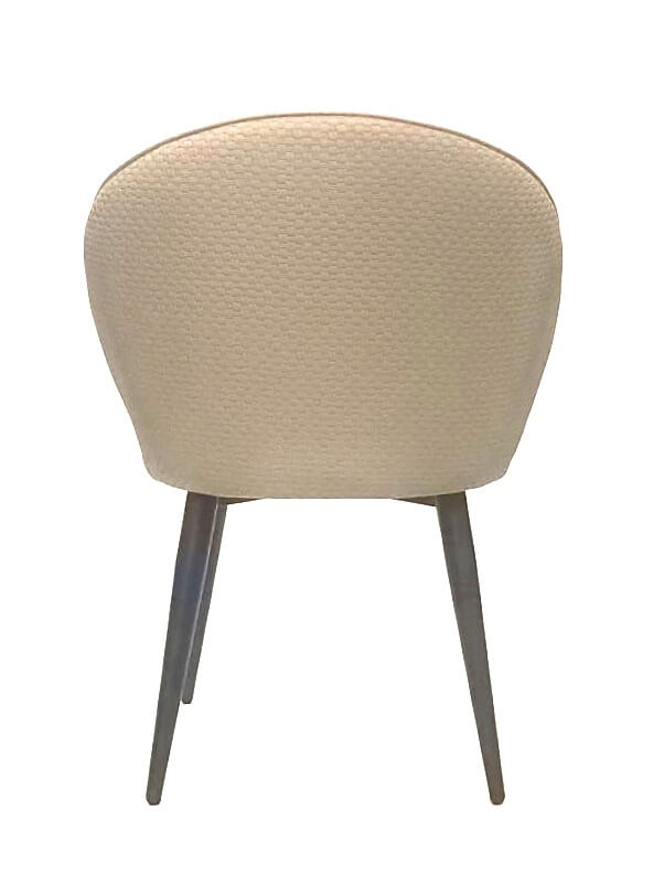 FURNISHINGS MATE JULIE CHAIR ECRU SET OF TWO DC 430-ECR