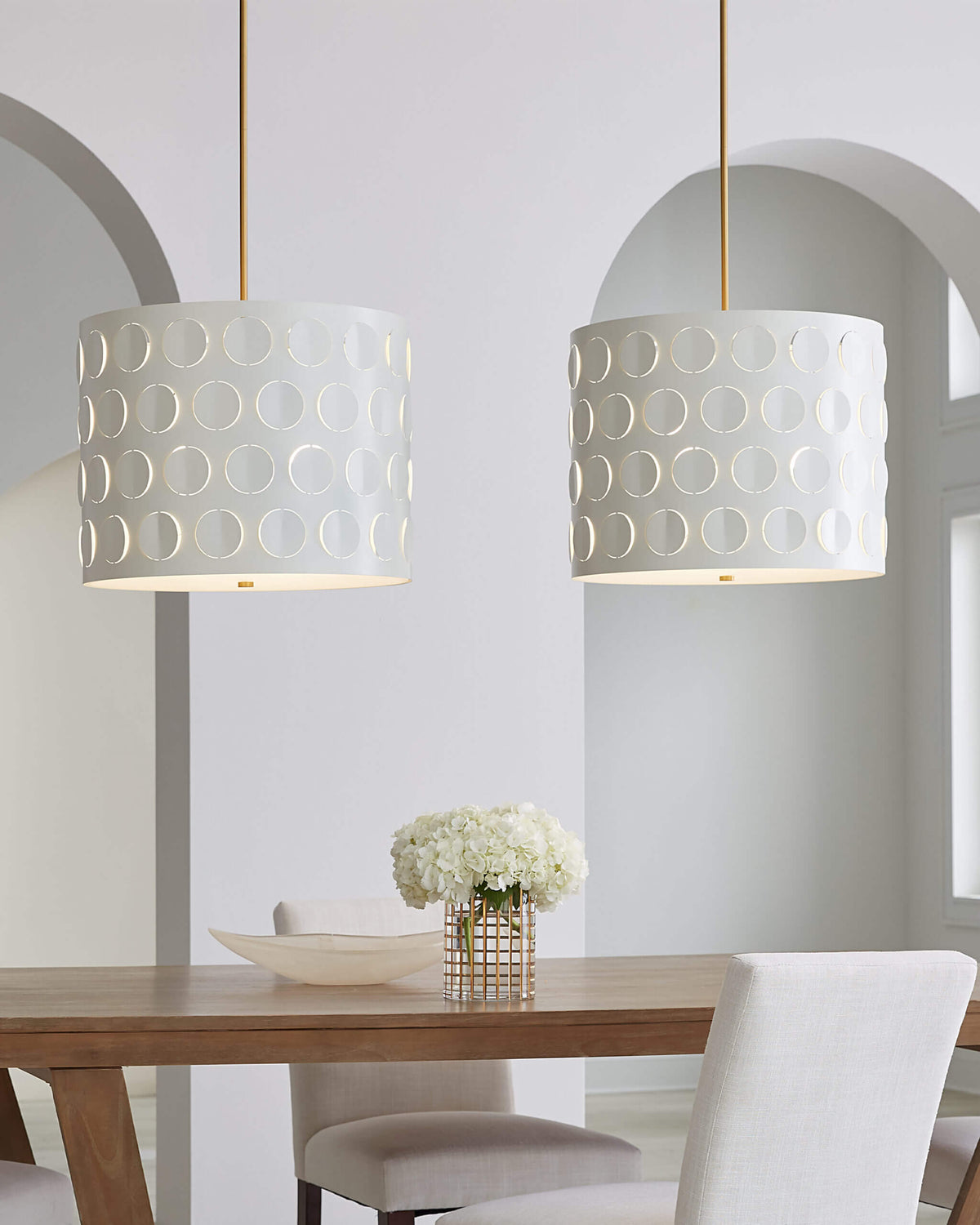 GENERATION LIGHTING Dottie Large Pendant Burnished Brass KSP1003BBS