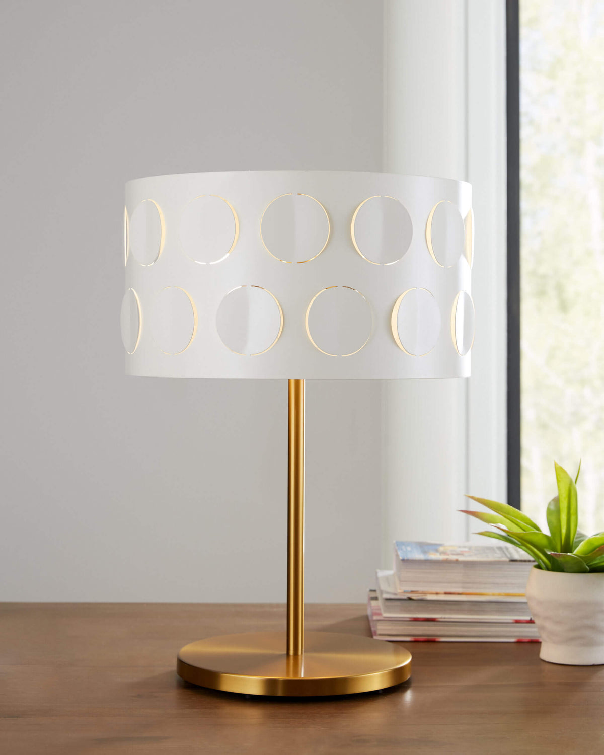 GENERATION LIGHTING Dottie Desk Lamp Burnished Brass KST1002BBS1
