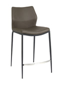 FURNISHINGS MATE KA COUNTER GREY STOOL SET OF TWO CS 034-GR