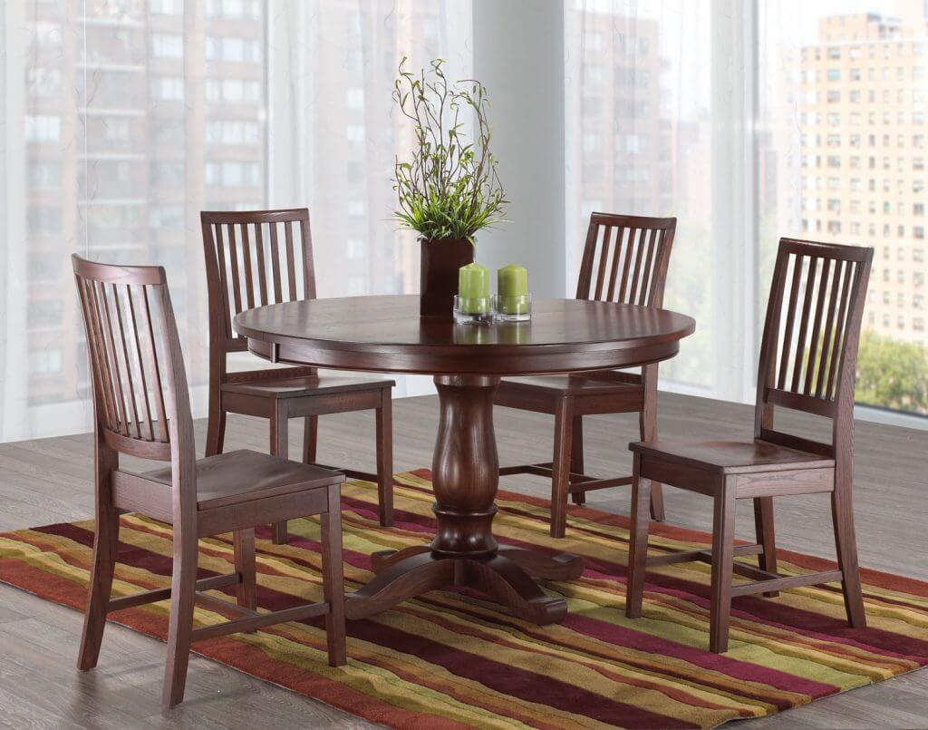 CARDINAL WOODCRAFT KIMBERLY CREST SINGLE PEDESTAL TABLE