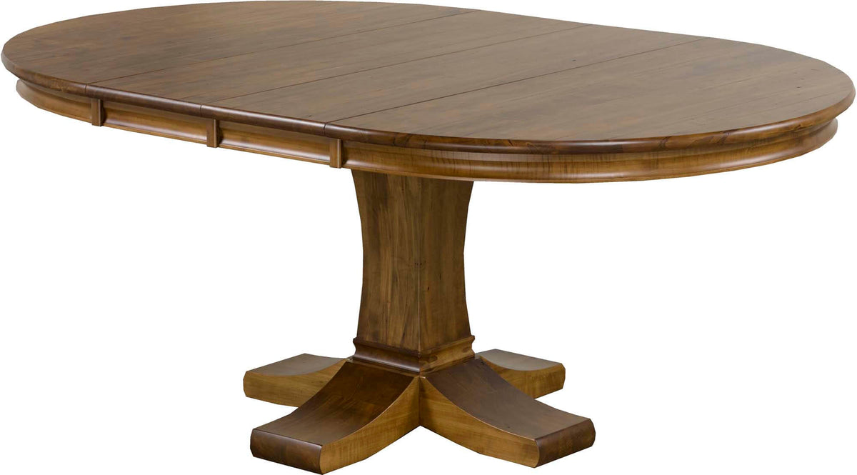 CARDINAL WOODCRAFT KUBLAI KAHN SINGLE PEDESTAL TABLE
